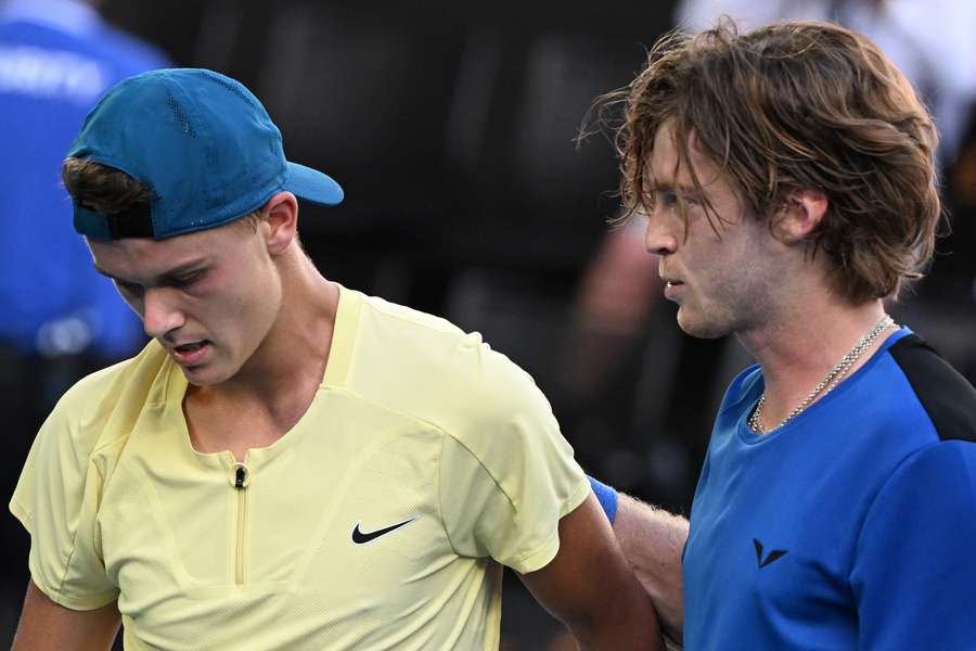 Holger Rune tabte til Andrey Rublev i fjerde runde af Australian Open.