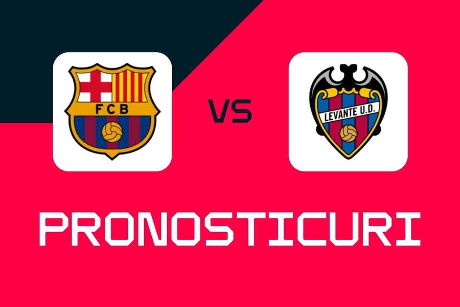 Barcelona - Levante: Pronosticuri, cele mai bune pariuri și cote (La Liga) Barcelona - Levante: Pronosticuri, cele mai bune pariuri și cote (La Liga)