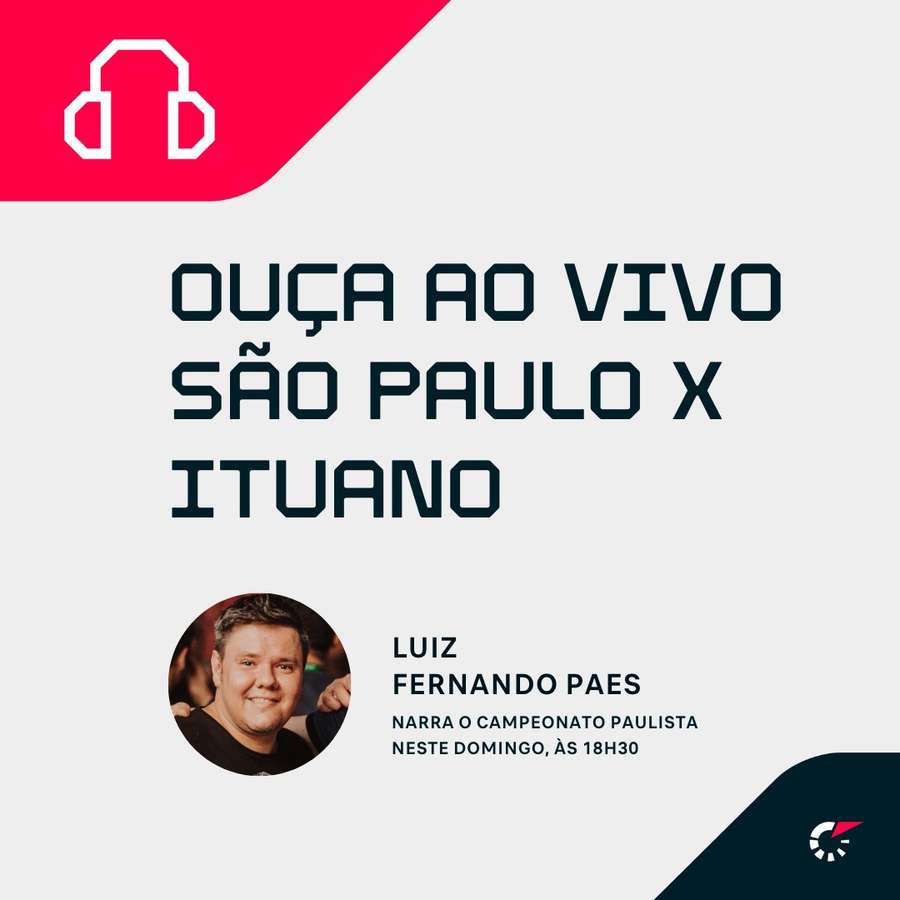 Flashscore Brasil vai transmitir confronto com comentários em áudio