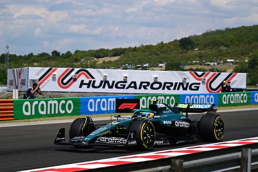 Fernando Alonso, en Hungaroring