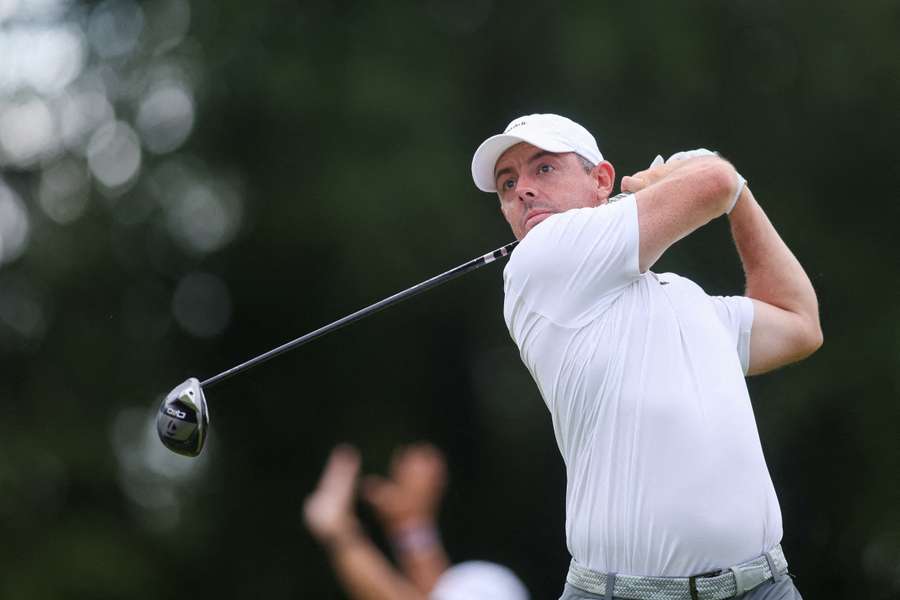 Rory McIlroy, en acción