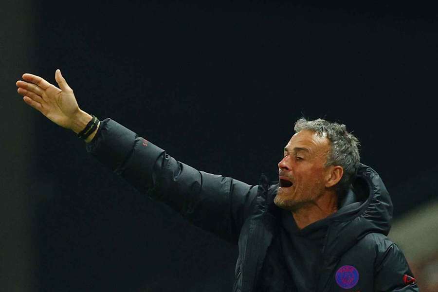 Luis Enrique, entrenador del PSG 