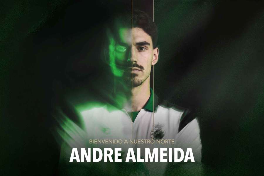 Almeida, jugador del Racing Almeida, jugador del Racing