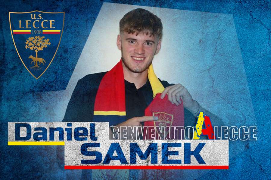 Takto klub z jihu Apeninského poloostrova uvítal Daniela Samka.