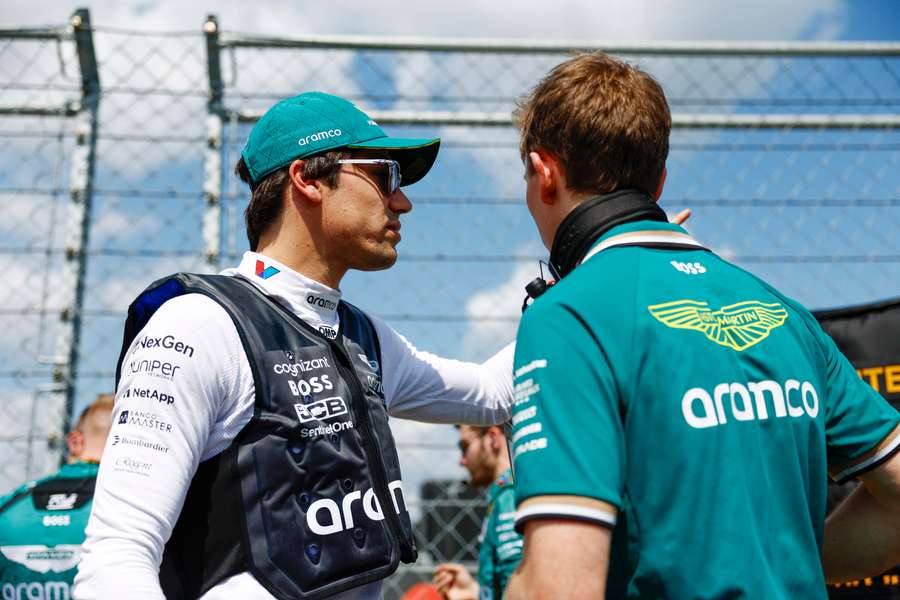 Lance Stroll, antes da corrida na Hungria