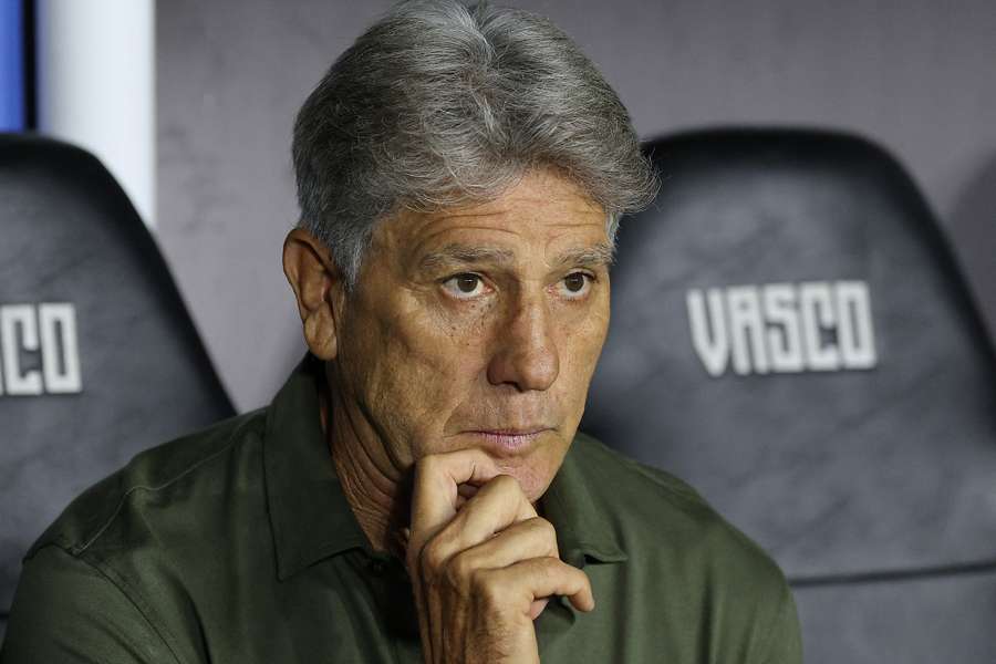 Renato Gaúcho durante jogo do Vasco contra o Audax-CHI, pela Copa Sul-Americana