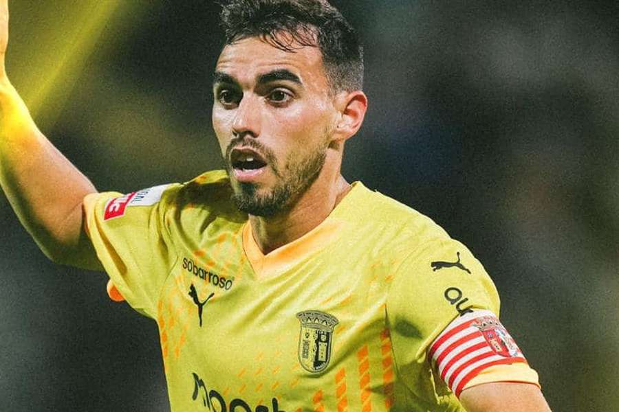 Ricardo Horta foi o capitão do SC Braga