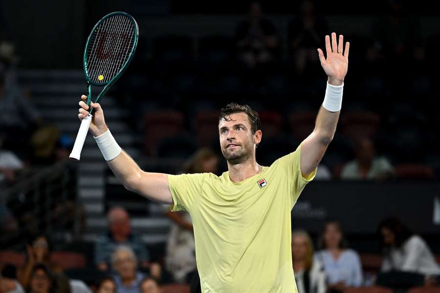 Halys après sa victoire ce lundi.