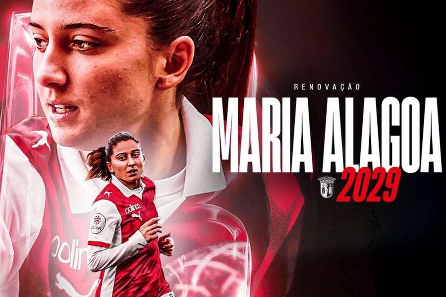 Maria Alagoa prolonga ligação ao SC Braga