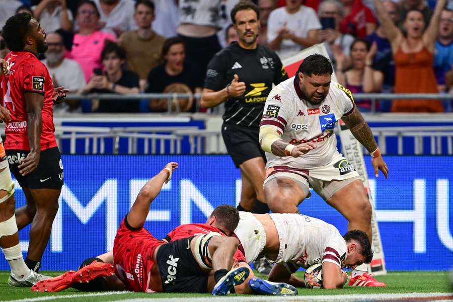 L'Union Bordeaux-Bègles trop forte ce soir.