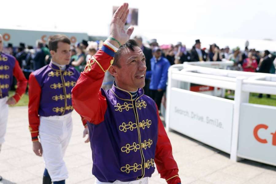 Frankie Dettori represented Queen Elizabeth II and her horses on Derby Day earlier this year.