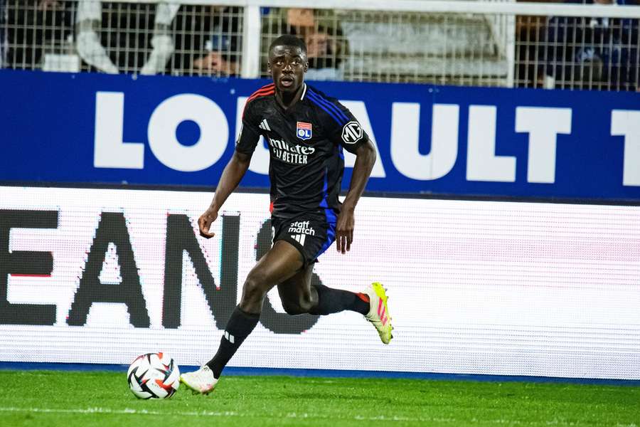 Kumbedi in action for Lyon last season