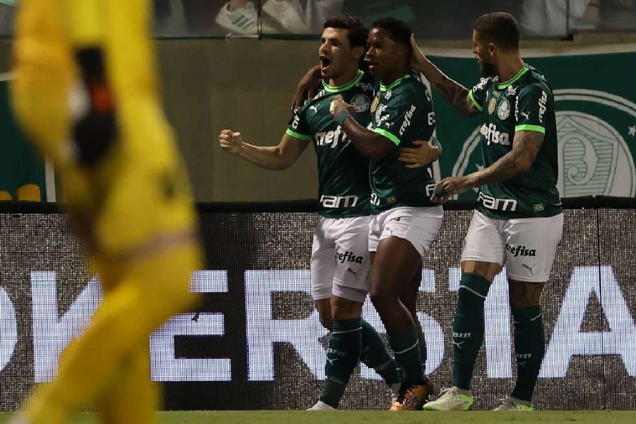 Endrick fez o golo da vitória do Palmeiras em Barueri