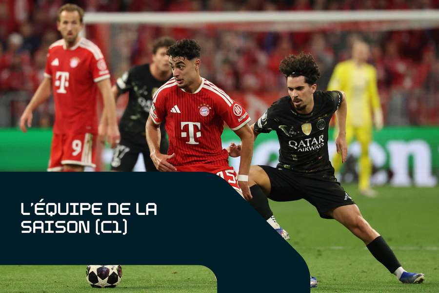 Les joueurs du Bayern et du PSG figurent parmi l'équipe de la saison. Les joueurs du Bayern et du PSG figurent parmi l'équipe de la saison.