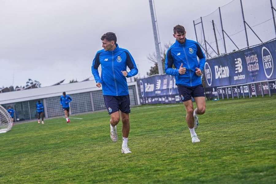 Treino do FC Porto no Olival
