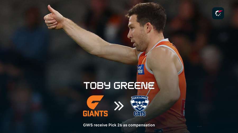 Toby Greene to Geelong Toby Greene to Geelong