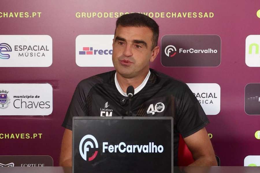 Filipe Martins, treinador do Chaves