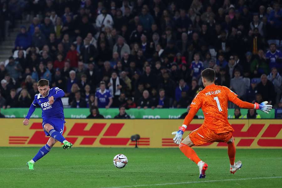 Barnes bags his goal against Leeds