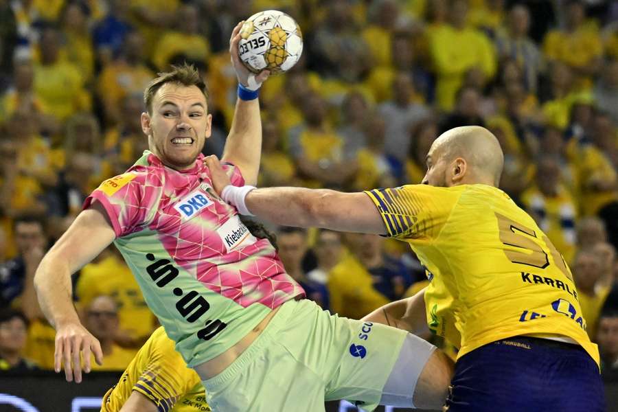 Gidsel in action against Kielce in the Champions League
