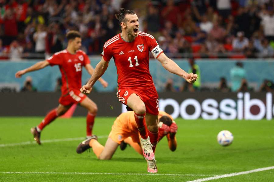 Gareth Bale's last career goal came with Wales at the World Cup in Qatar