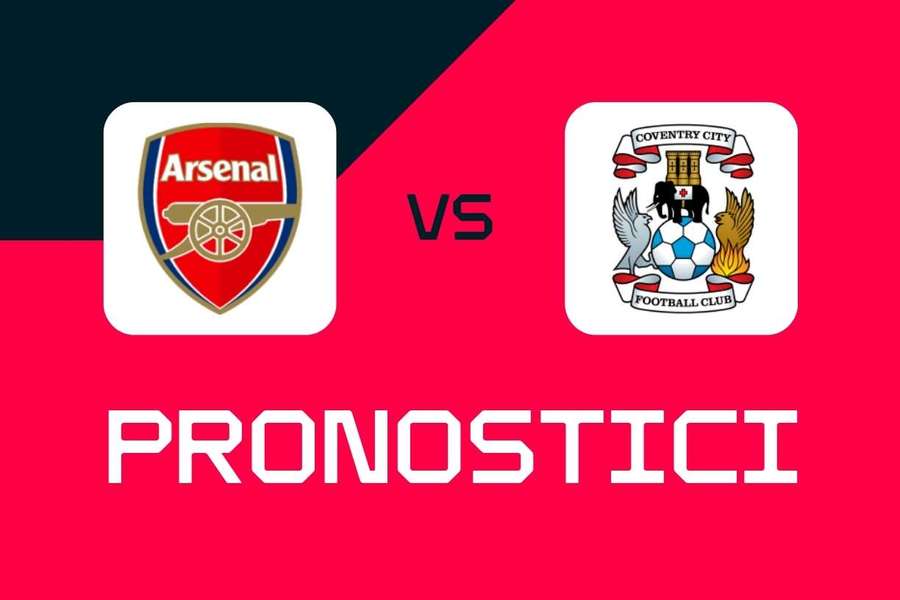 Premier League, Arsenal-Coventry City: pronostici, migliori scommesse e quote
