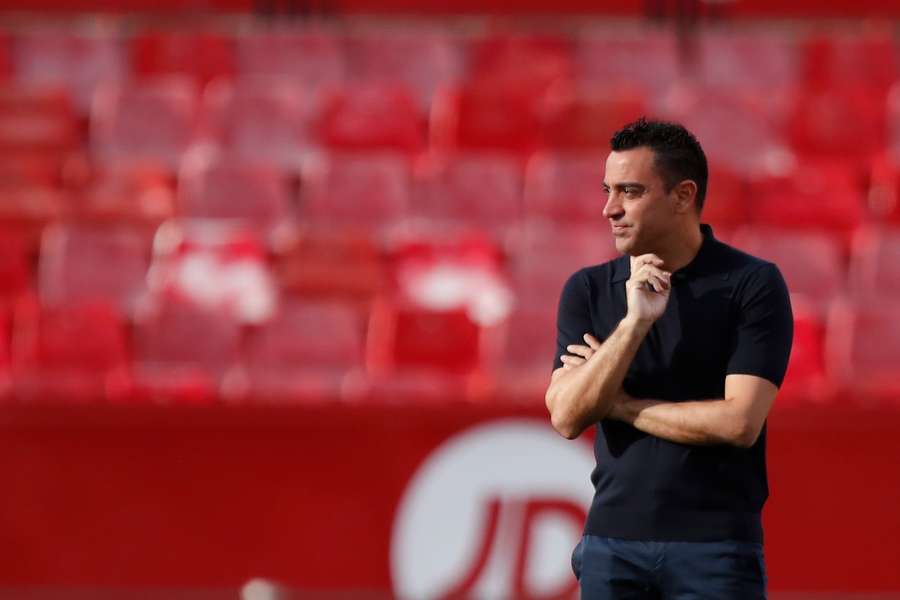 An Xavi ist die Zeit als Trainer des FC Barcelona nicht spurlos vorbeigegangen.