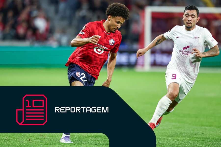 Tiago Santos contra o SK Brann
