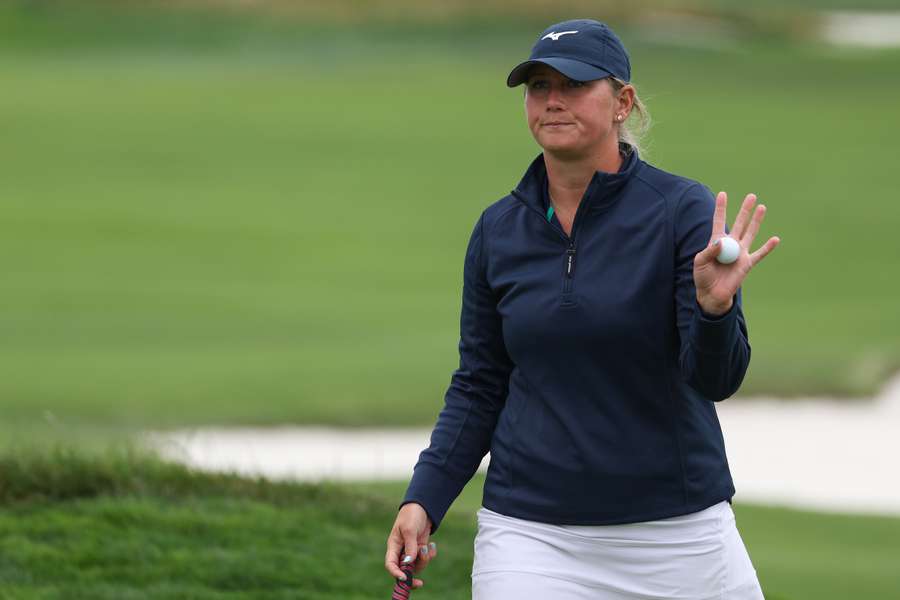 American qualifier Bailey Tardy held the lead after the second round of the US Women's Open at Pebble Beach Golf Links on Friday