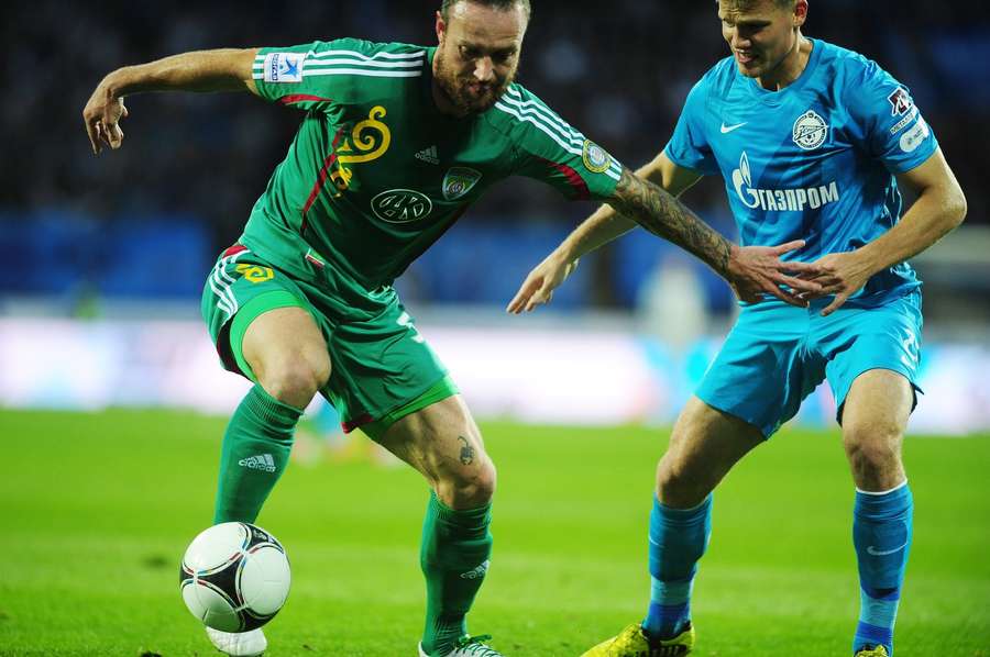 Martin Jiránek v dresu týmu Těrek Groznyj. Martin Jiránek v dresu týmu Těrek Groznyj.