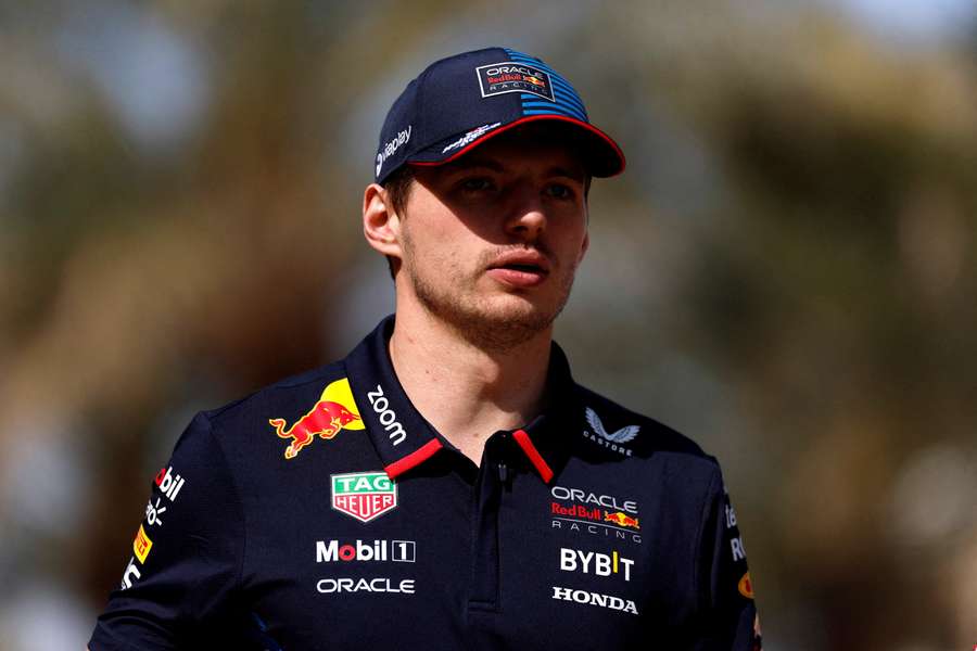 Max Verstappen at last week's testing