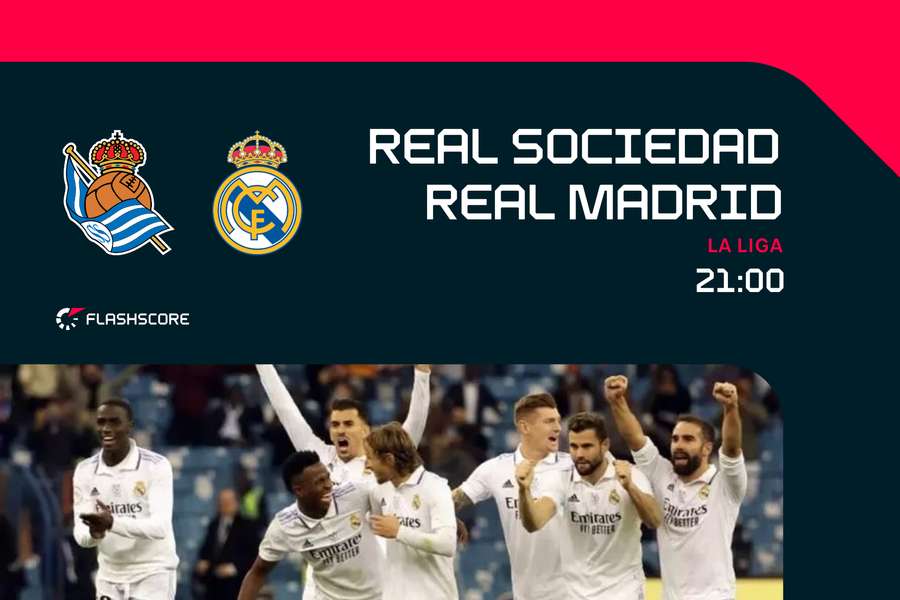 Real Sociedad-Real Madrid em San Sebastián