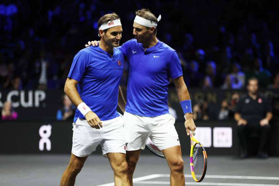 Roger Federer e Rafael Nadal alla Laver Cup, 23 settembre 2022