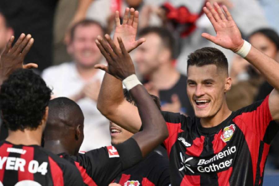 Schick comemora seu gol Schick comemora seu gol