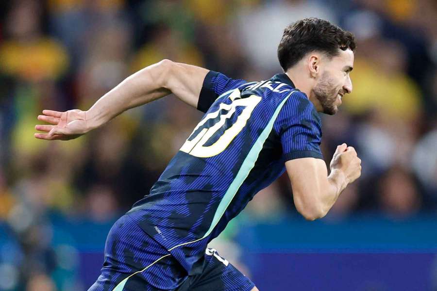 Martinelli fez sua estreia com a Seleção diante da Austrália Martinelli fez sua estreia com a Seleção diante da Austrália