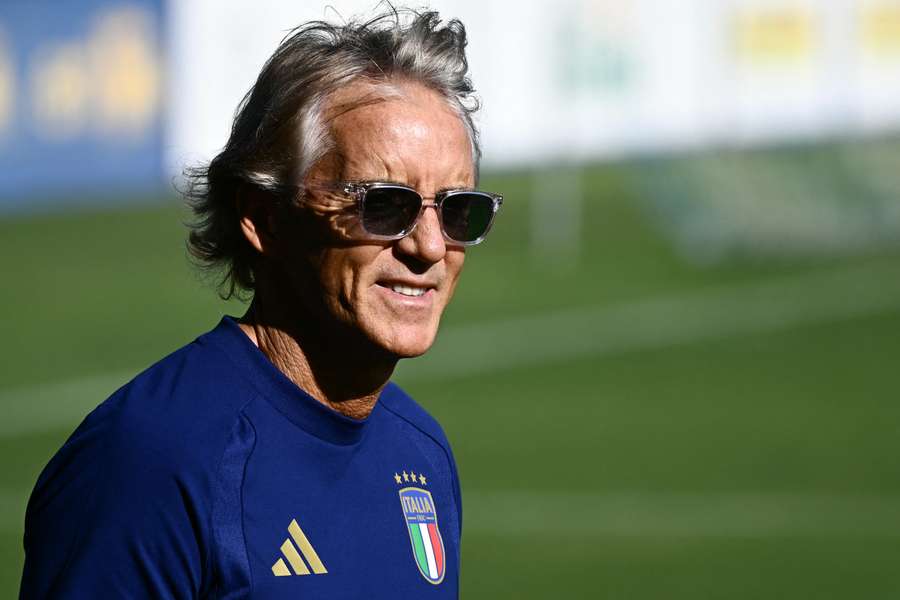 Roberto Mancini leads Italy for the second time. Roberto Mancini leads Italy for the second time.