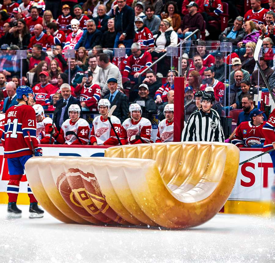 You don't see something like this in the NHL every day.
