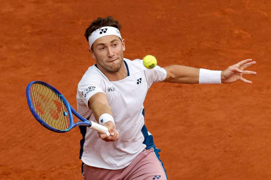 Casper Ruud lors de la finale de Masters 1000 de Madrid, le 4 mai 2025.