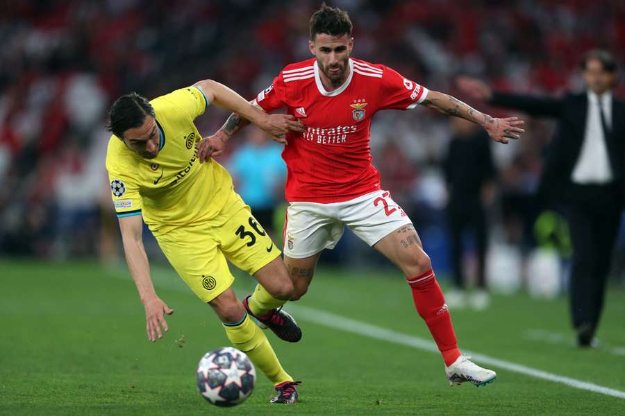 Inter de Milão e Benfica defrontam-se às 20:00 de quarta-feira