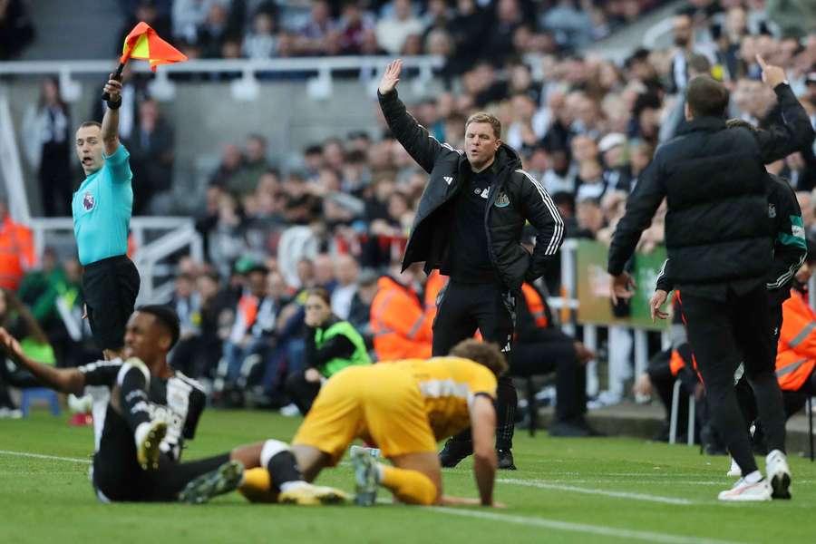 Eddie Howe watches on as Newcastle slumped to defeat at St James' Park