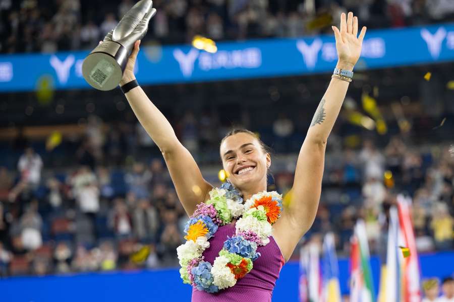 Sabalenka won dit jaar de US Open en Australian Open