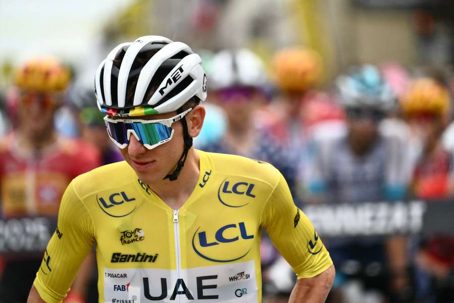 Tadej Pogacar, ciclista esloveno da UAE Emirates