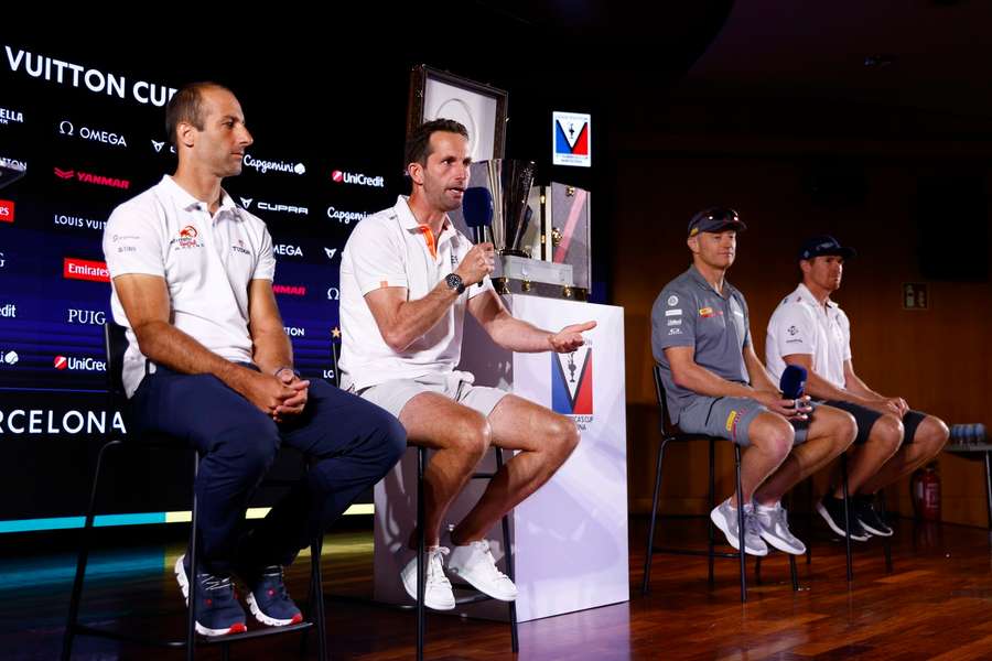 Psarofaghis, Ainslie, Spithill and Slingsby (from left to right)