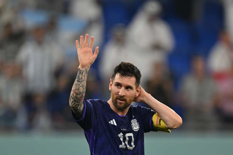 Messi im Spiel gegen Polen