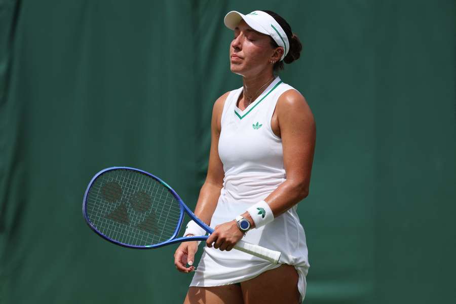 Jessica Pegula en Wimbledon.