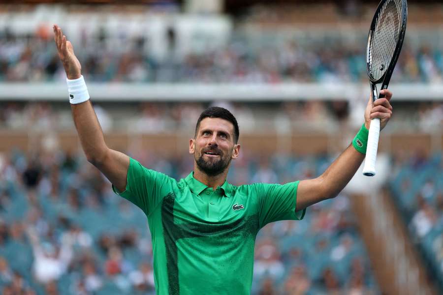 Djokovic saldrá a pista este jueves.