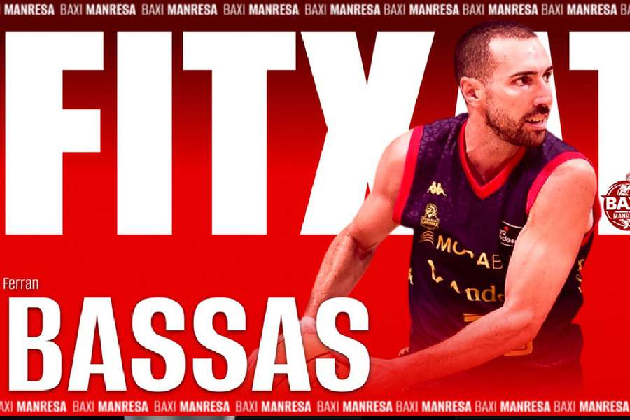 Ferran Bassas, nuevo jugador del Manresa Ferran Bassas, nuevo jugador del Manresa
