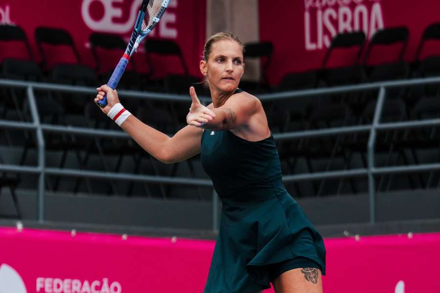 Karolína Plíšková na turnaji v Caldas de Rainha.