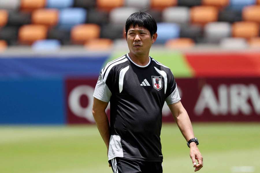 Japan coach Hajime Moriyasu