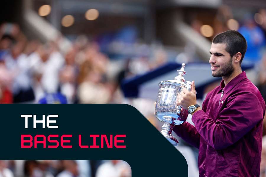 Alcaraz won his sixth Grand Slam title on Sunday evening