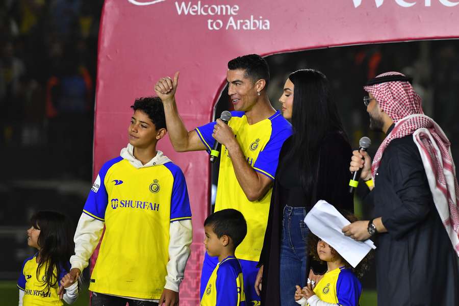 La presentazione di Ronaldo ai tifosi La presentazione di Ronaldo ai tifosi